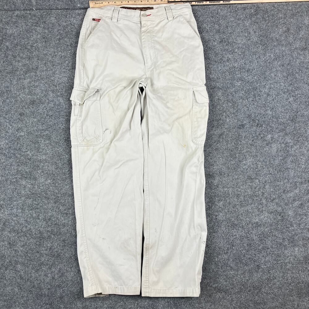 Ecko Unltd Pants Mens Size 30 Beige Cargo Utility Streetwear Baggy Workwear
